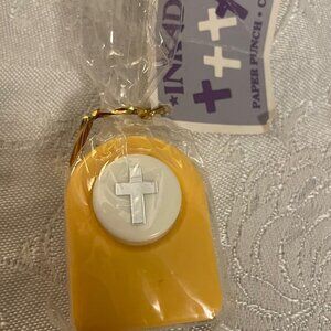 1996 Cross Inkadinkadoo Paper Punch Confetti Maker.  Heavy duty metal punch NWT